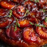 James Martin Plum Tarte Tatin