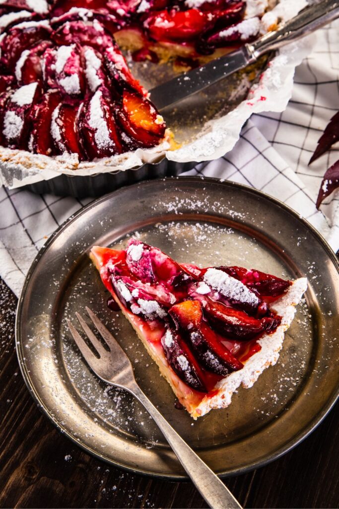 James Martin Plum Tarte Tatin