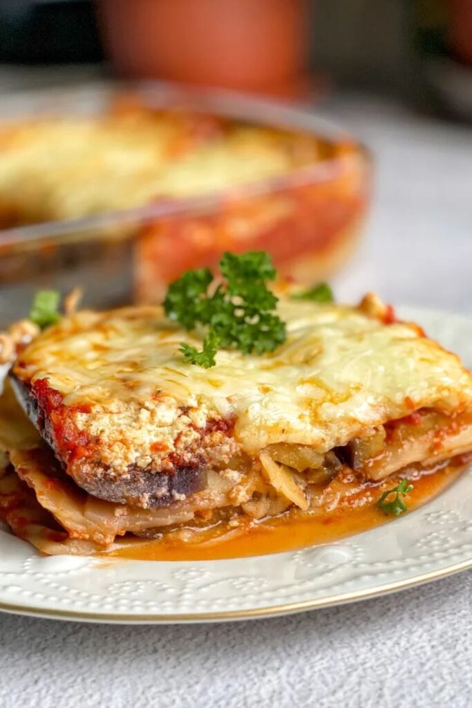 James Martin Aubergine Lasagne