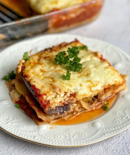 James Martin Aubergine Lasagne