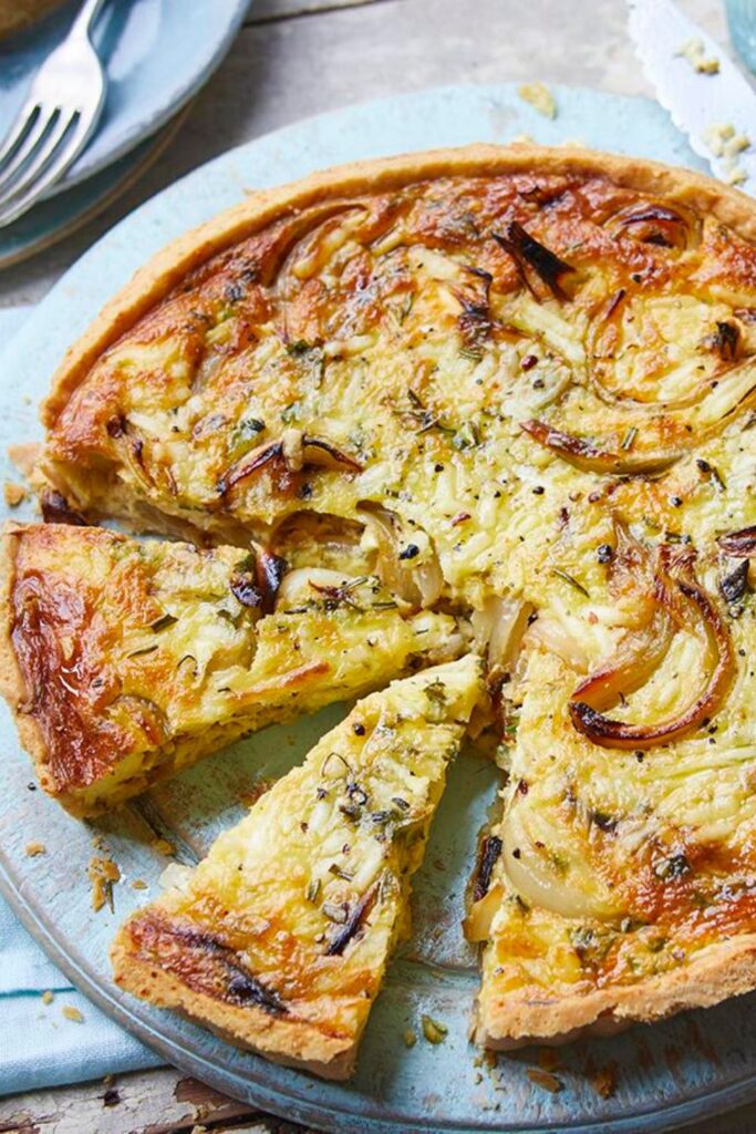 James Martin Cheese And Onion Quiche