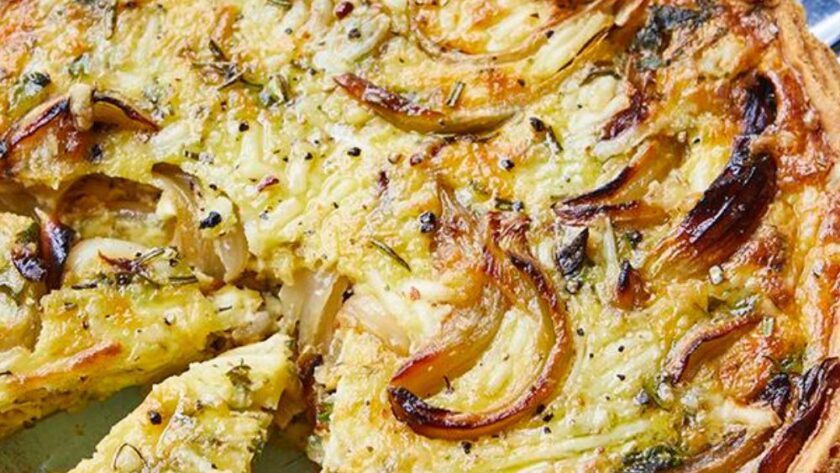 James Martin Cheese And Onion Quiche