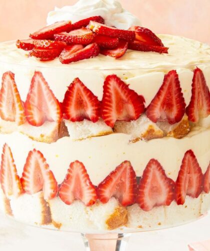 James Martin Strawberry Trifle