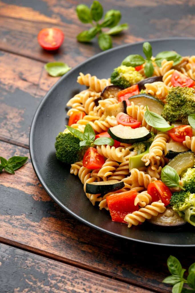 Courgette And Pepper Pasta