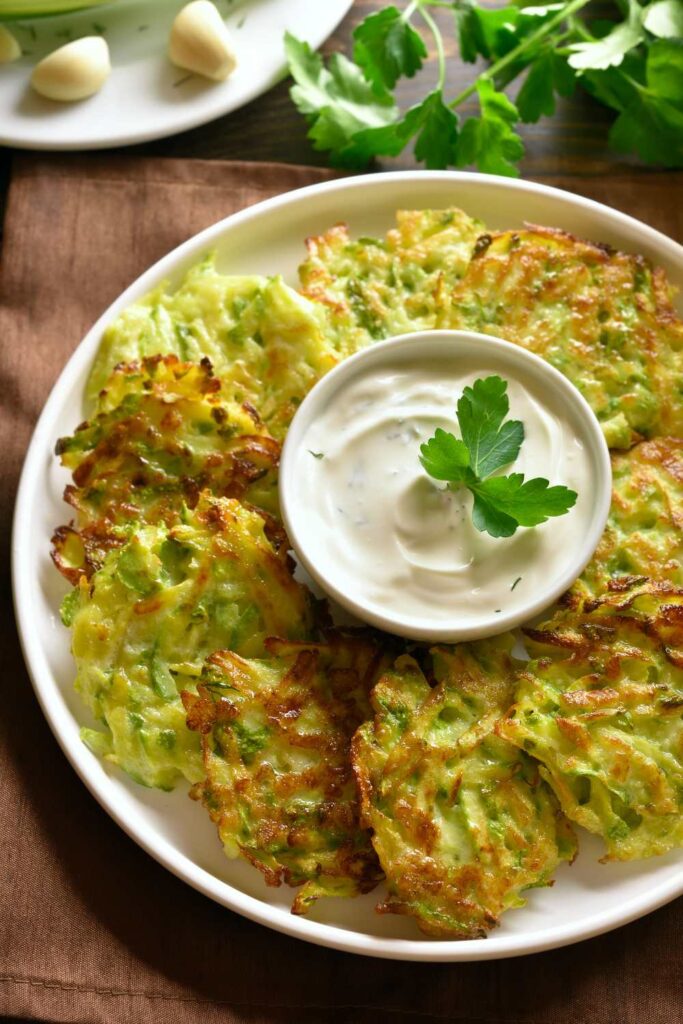 Nigella Courgette Fritters