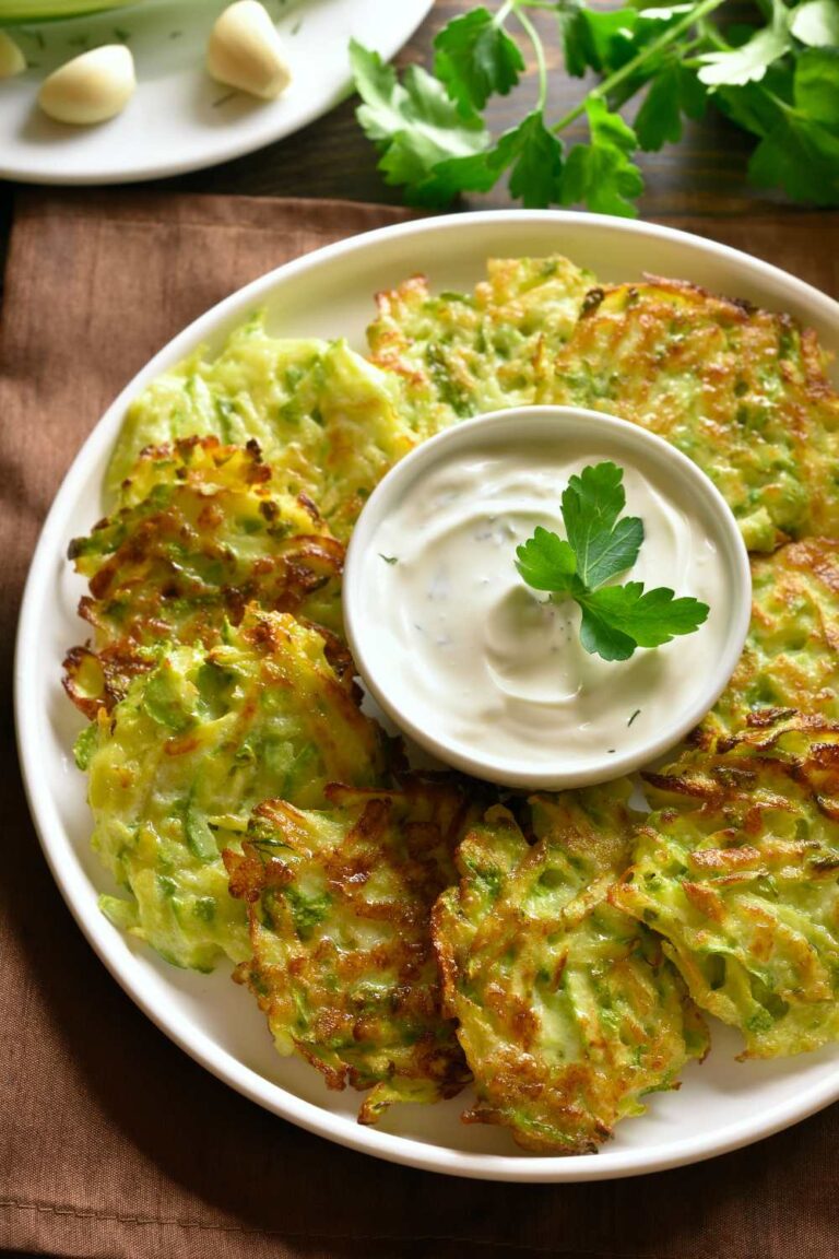 Nigella Courgette Fritters | British Chefs Table