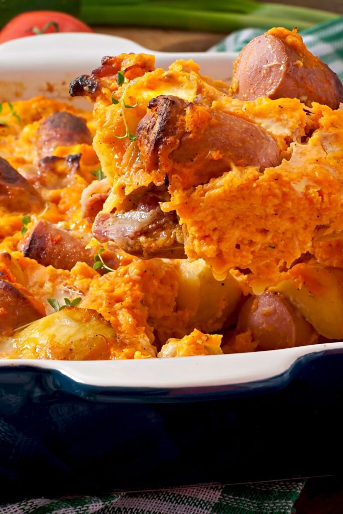 James Martin Sausage And Apple Casserole
