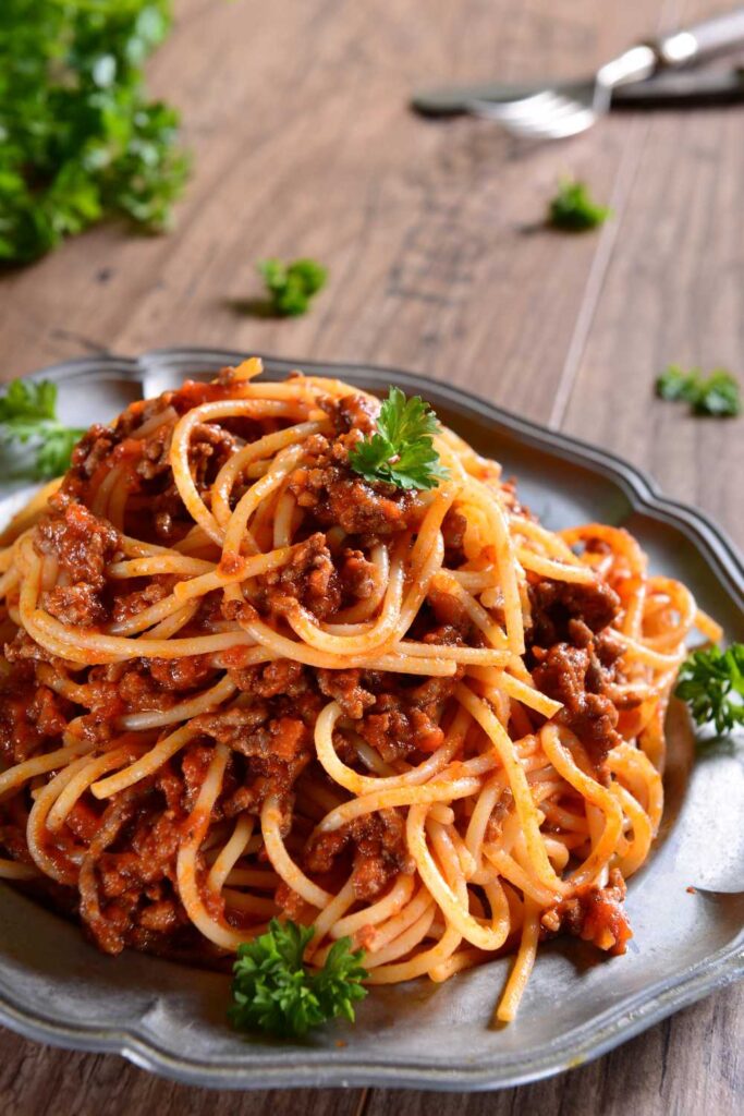 Nigella Spaghetti Bolognese