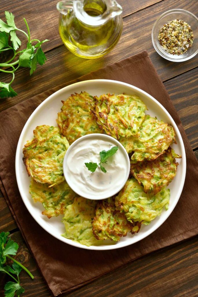 Nigella Courgette Fritters
