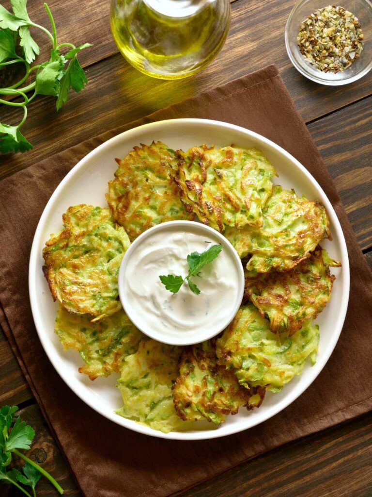 Nigella Courgette Fritters