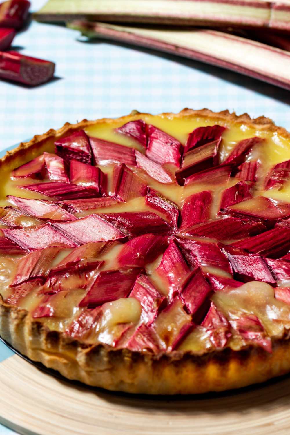 Nigella Rhubarb Tart British Chefs Table 9636