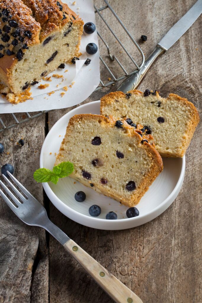 Mary Berry Blueberry Loaf Cake