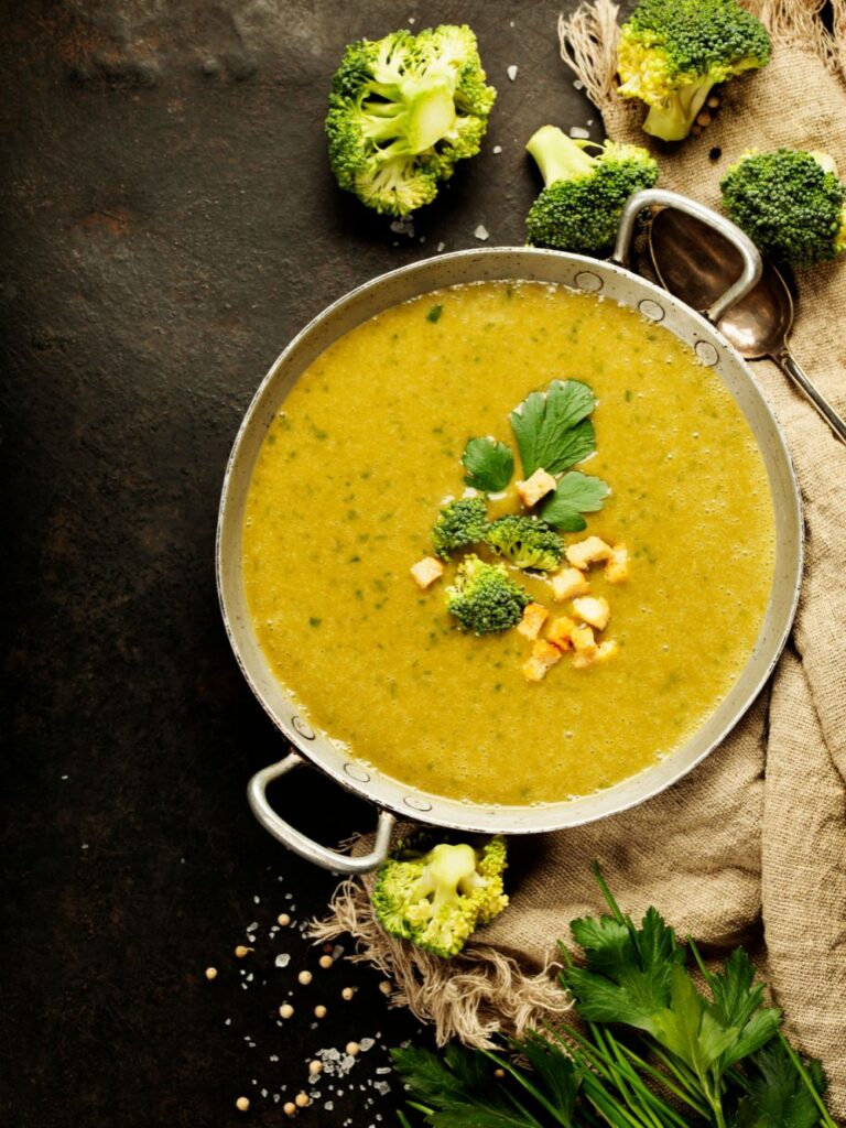 James Martin Broccoli And Stilton Soup British Chefs Table