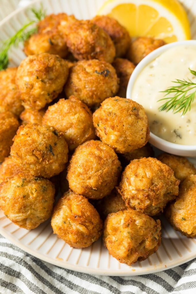 James Martin Crab Beignets