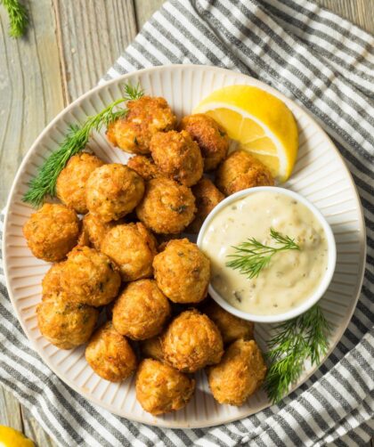 James Martin Crab Beignets