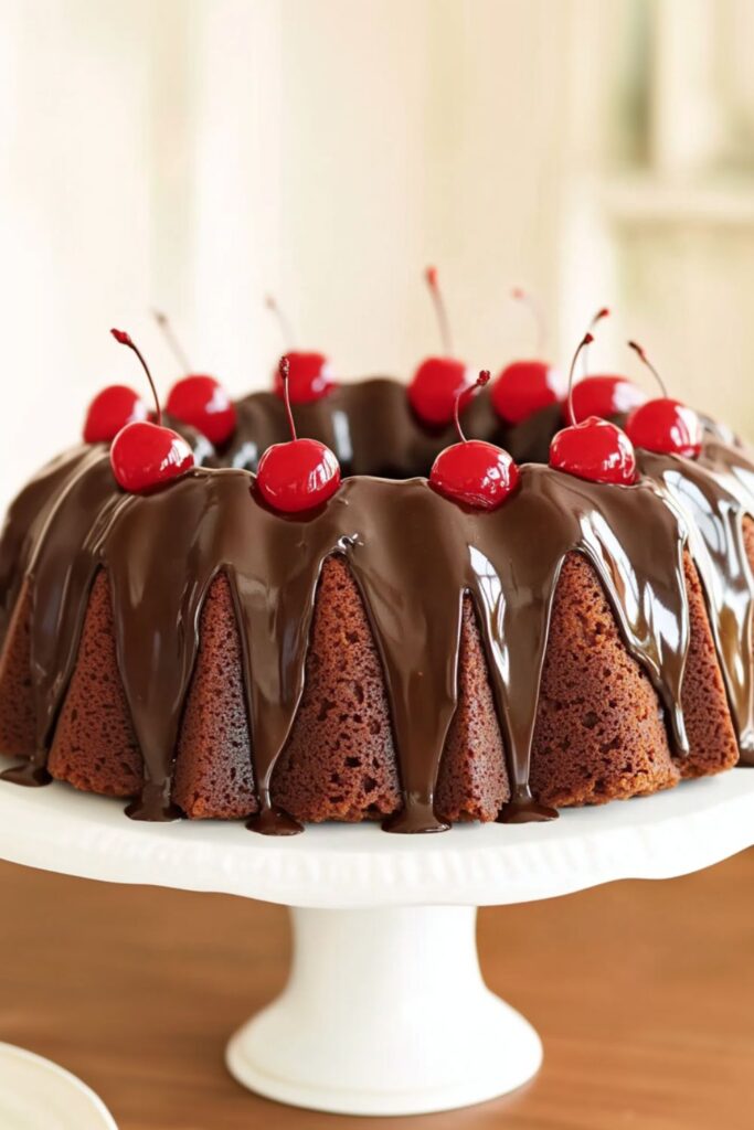 Nigella Chocolate Cherry Cake