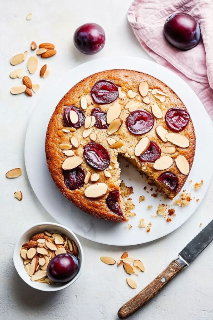 Nigella Plum And Almond Cake