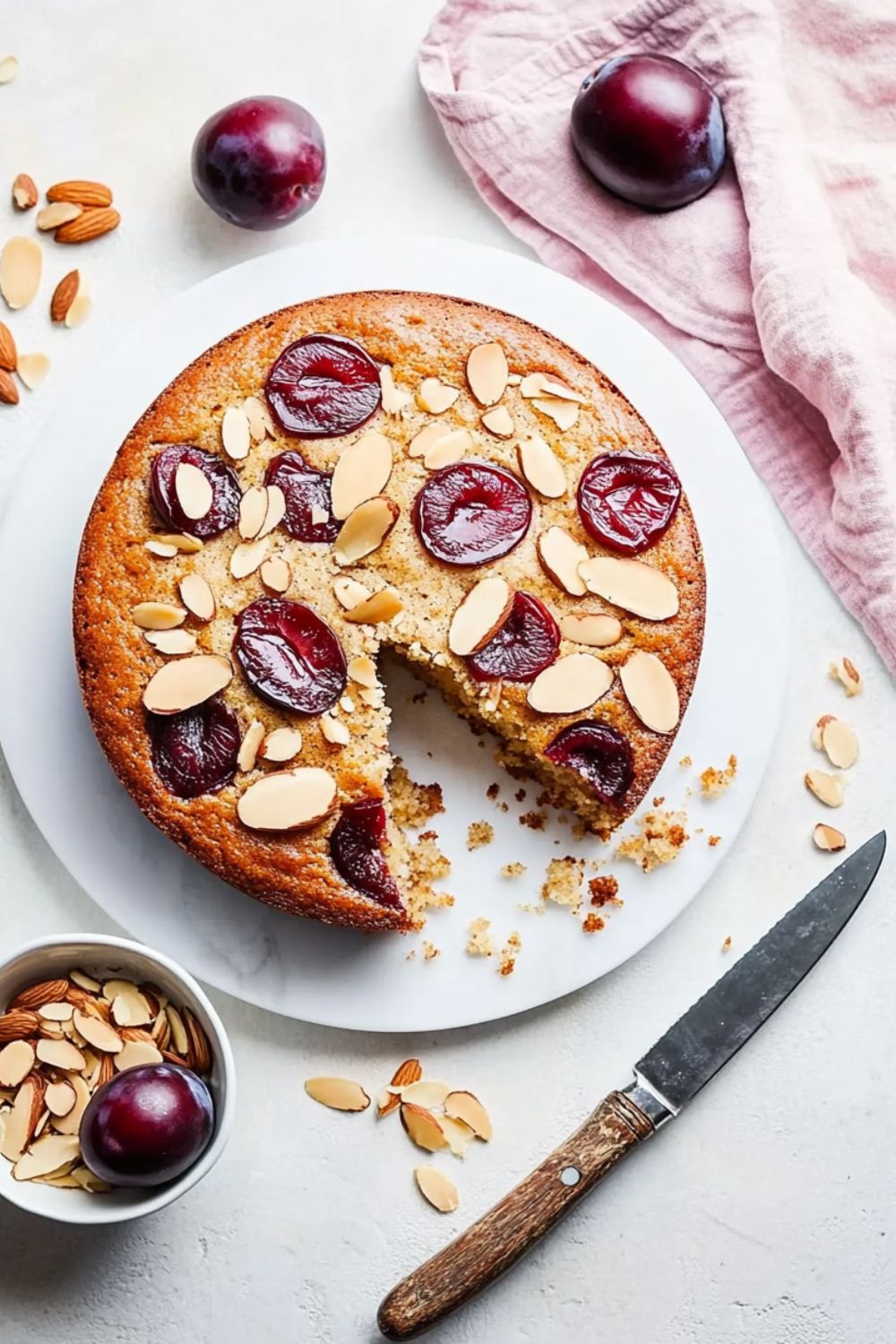 Nigella Plum And Almond Cake