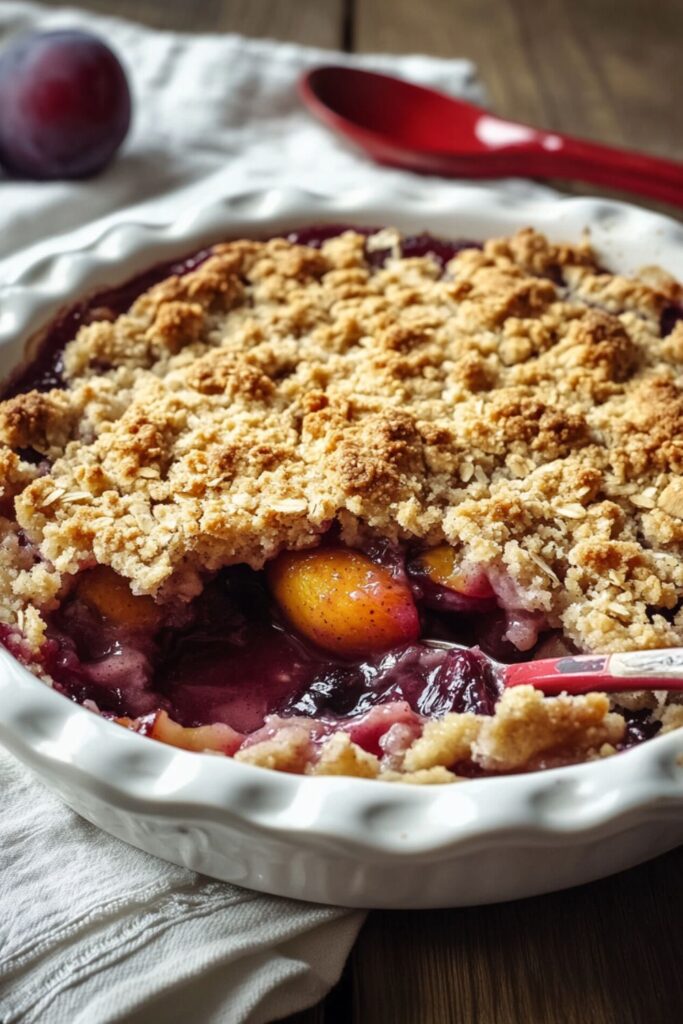 Nigella Plum Crumble