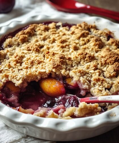 Nigella Plum Crumble