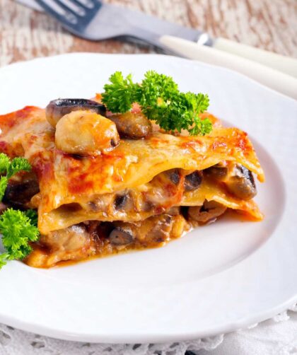 Nigella Mushroom Lasagna