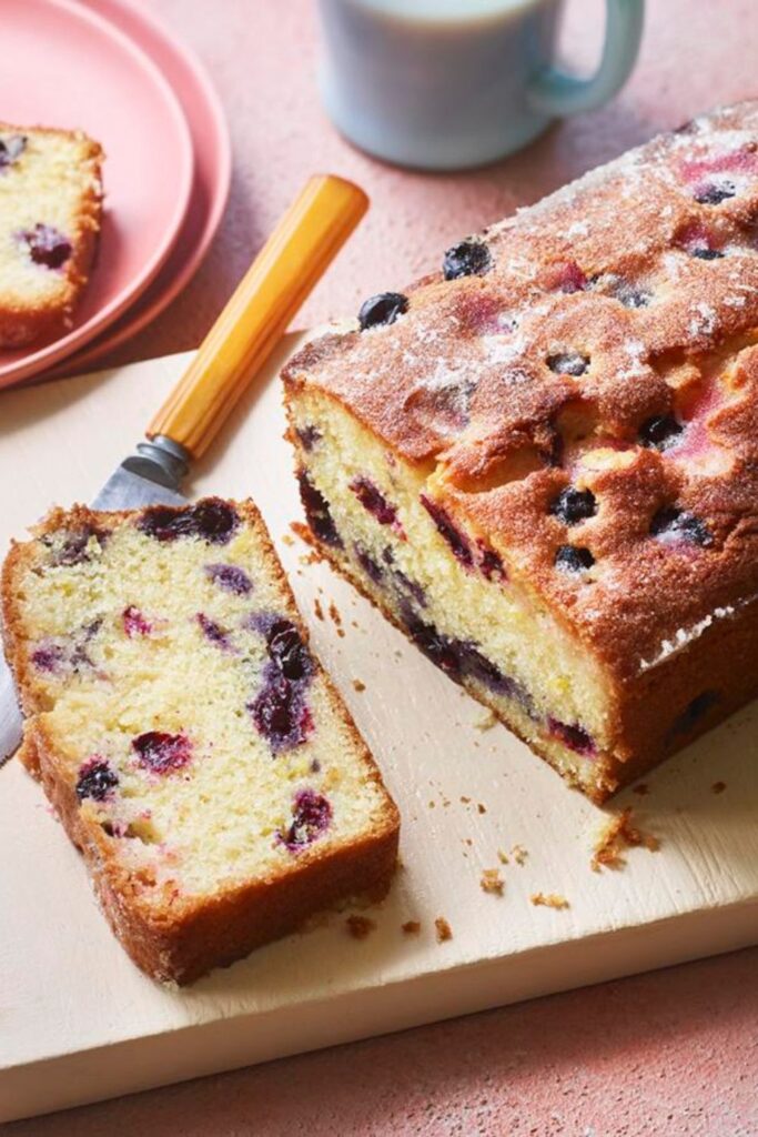 Mary Berry Blueberry Loaf Cake