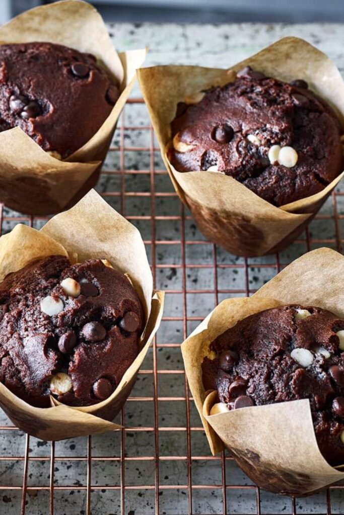 Mary Berry Double Chocolate Chip Muffins