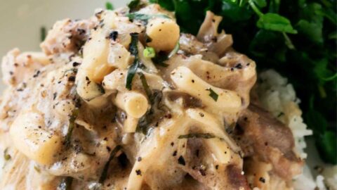 Delia Smith Pork Stroganoff | British Chefs Table