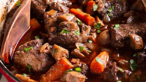 Slow Cooker Beef Bourguignon