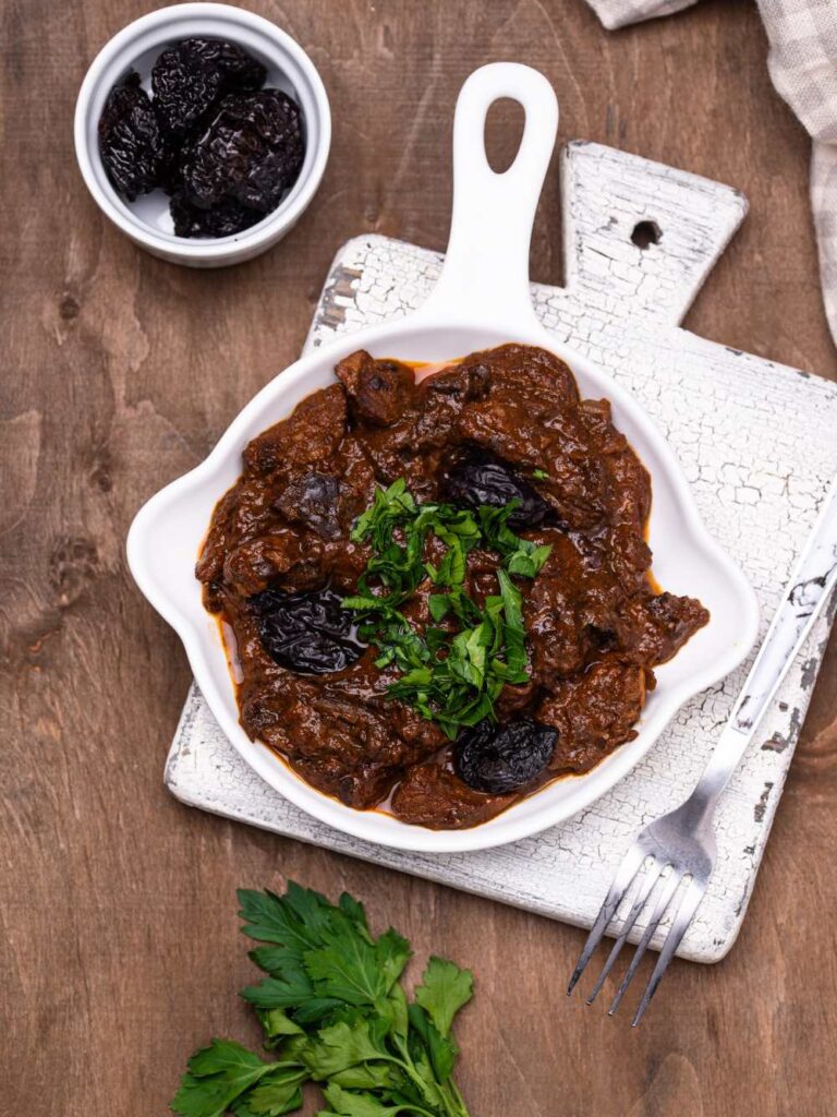 Nigella Pork And Prune Casserole