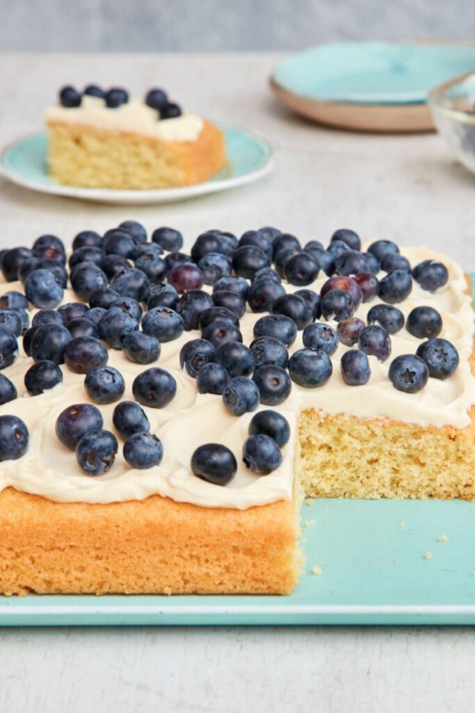 Mary Berry Blueberry Traybake