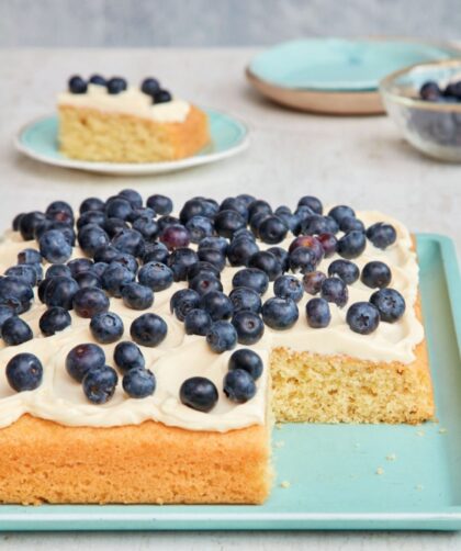 Mary Berry Blueberry Traybake