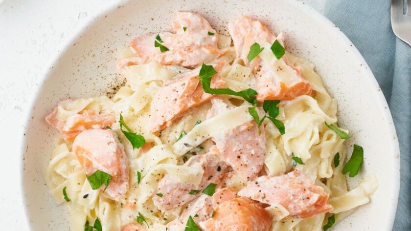 Nigella Salmon Pasta | British Chefs Table