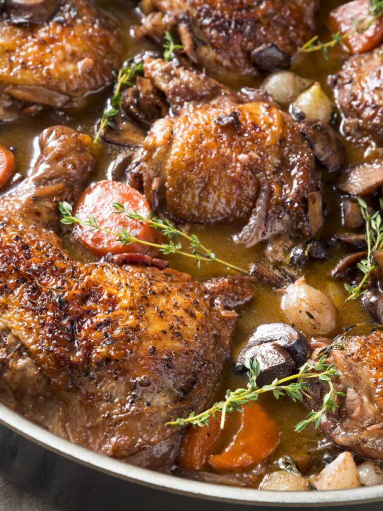 James Martin Coq Au Vin Recipe | British Chefs Table