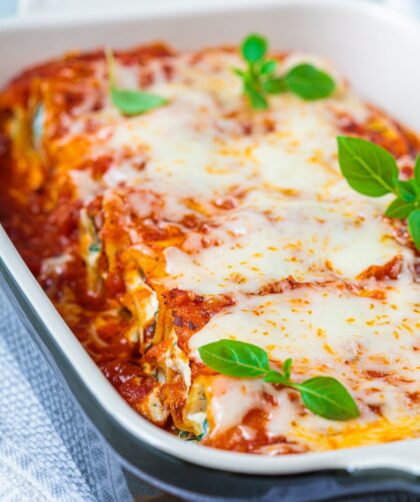 Nigella Spinach And Ricotta Cannelloni