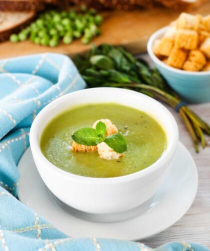 Nigella Pea And Mint Soup