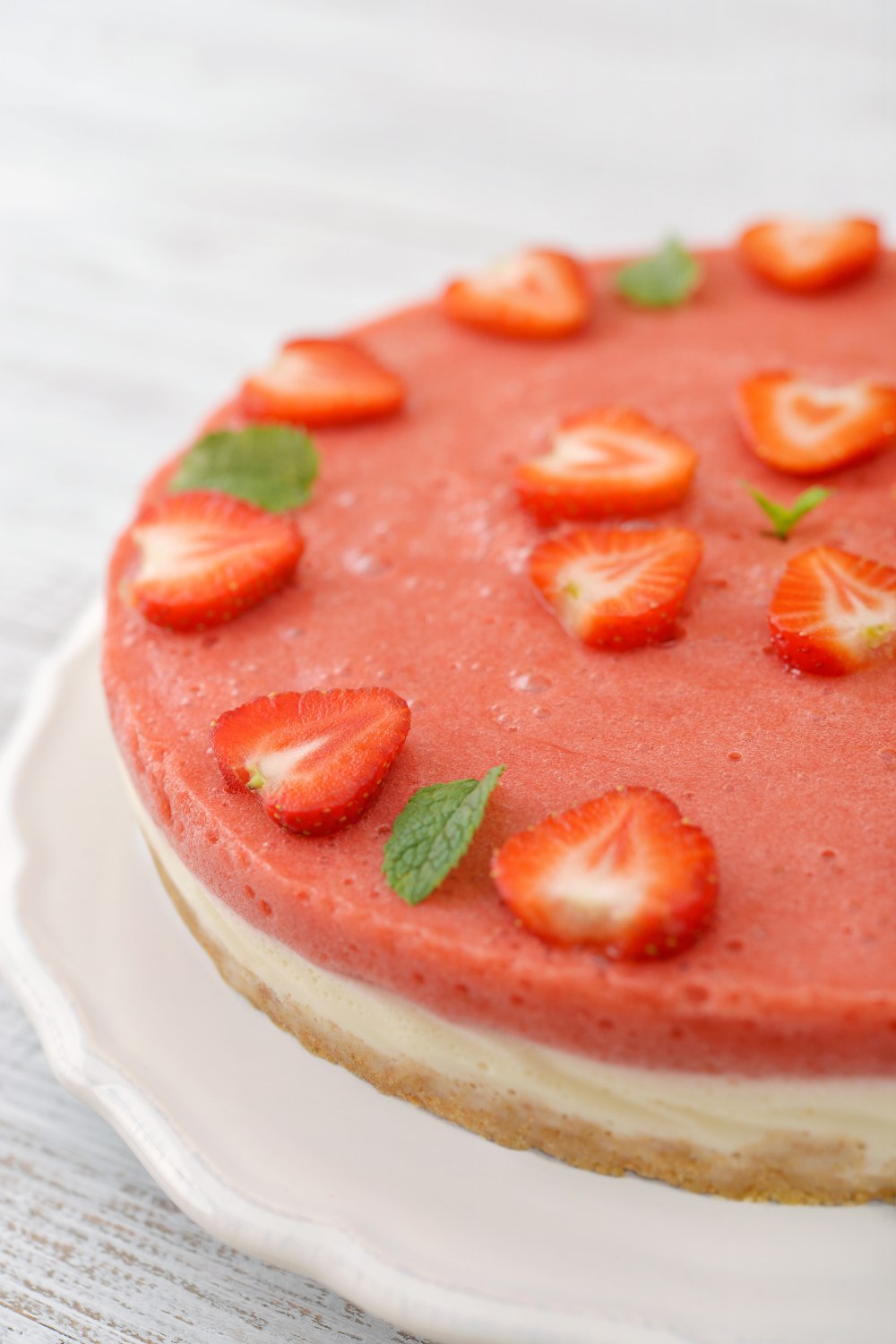 Mary Berry Strawberry Cheesecake | British Chefs Table