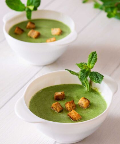 Nigella Pea And Mint Soup