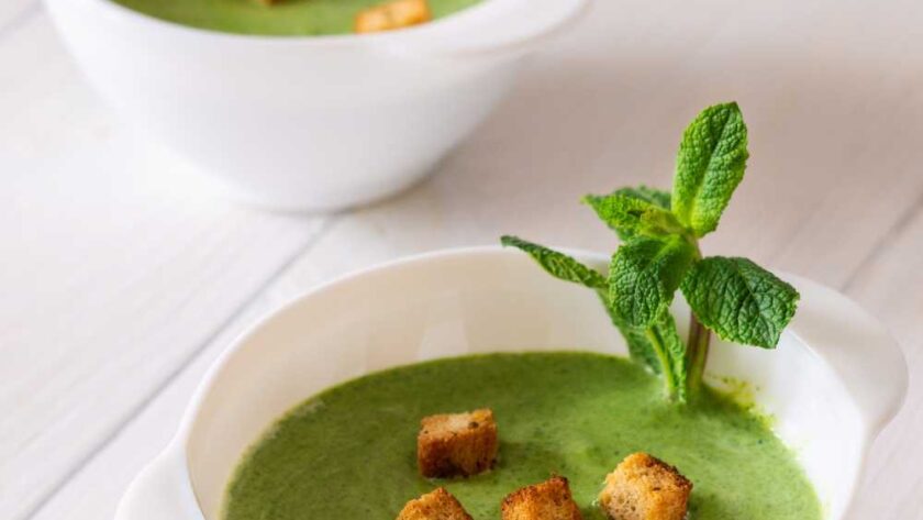 Nigella Pea And Mint Soup