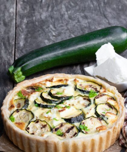 Delia Courgette Quiche