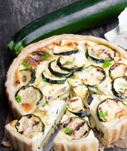 Delia Courgette Quiche