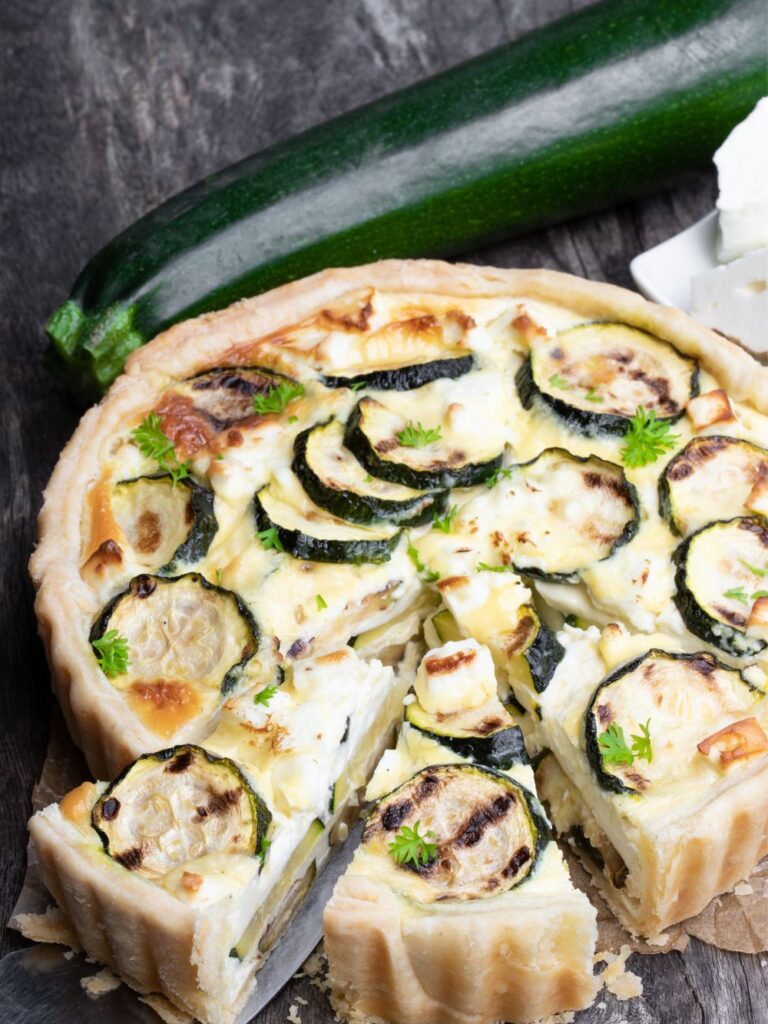 Delia Courgette Quiche