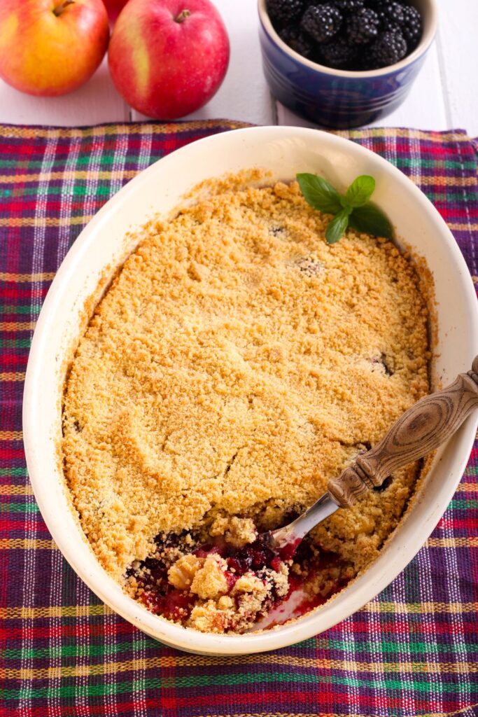 Delia Smith Apple And Blackberry Crumble