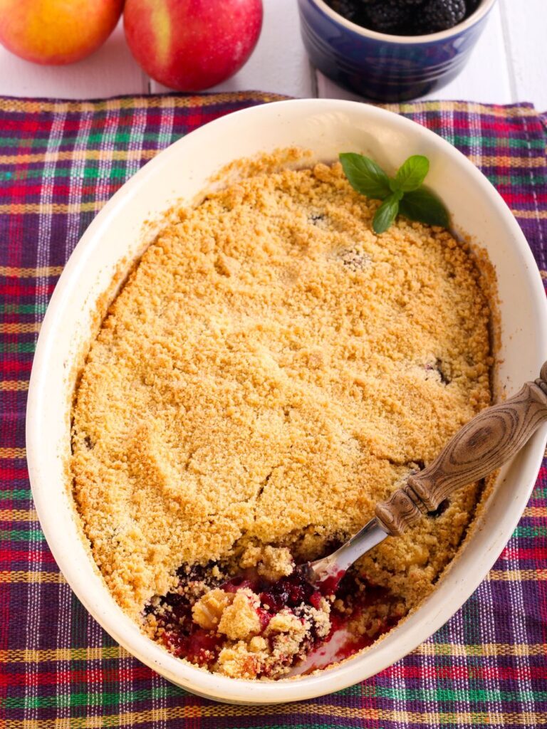 Delia Smith Apple And Blackberry Crumble | British Chefs Table