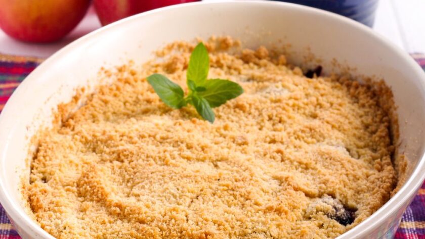 Delia Smith Apple And Blackberry Crumble