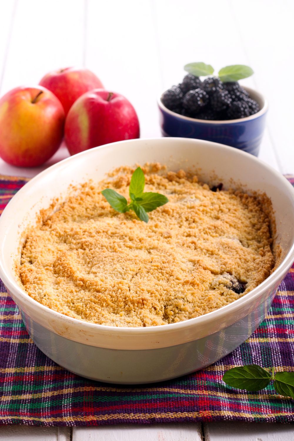 Delia Smith Apple And Blackberry Crumble