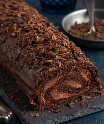 Delia Smith Squidgy Chocolate Log