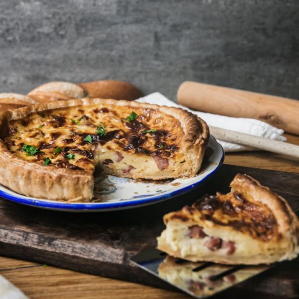 James Martin Cheese Onion And Potato Pie | British Chefs Table