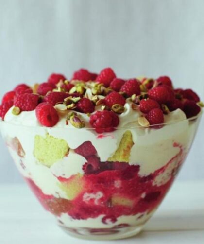 James Martin Raspberry Trifle