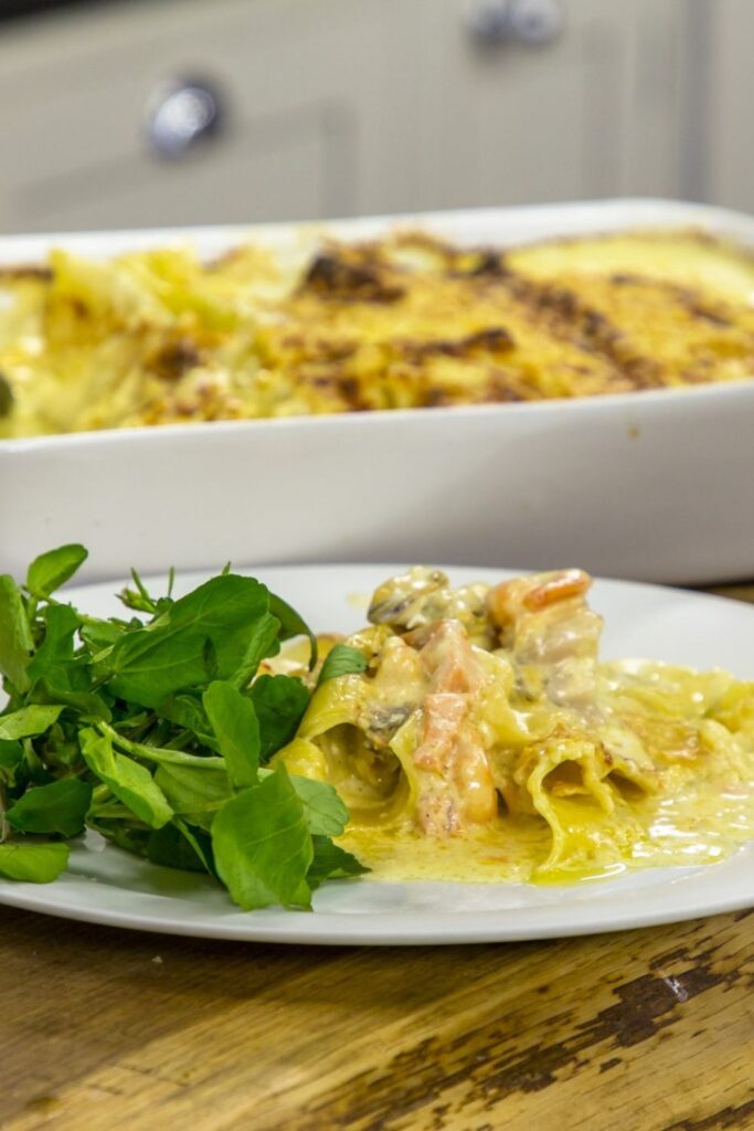 James Martin Seafood Lasagne